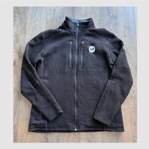 Kuhl Interceptr Full Zip Fleece Jacket Size XL Black Warm Outdoor Hiking Active